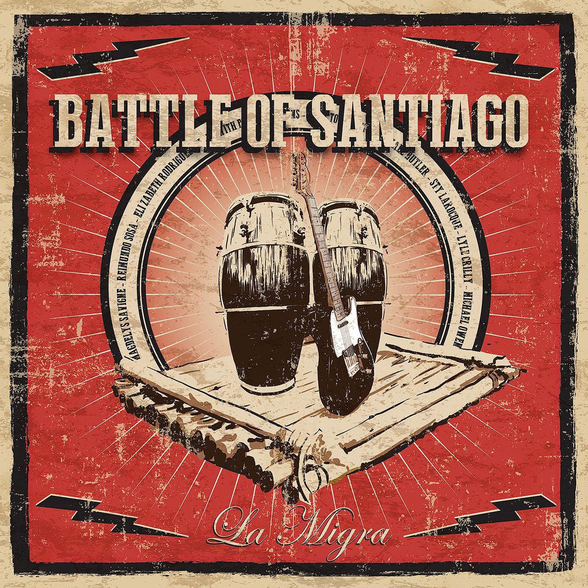 Cover art of La Migra by Battle of Santiago